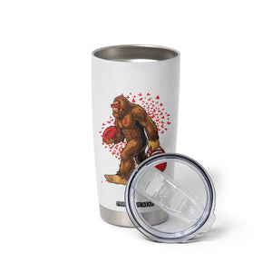 Funny Bigfoot Football Tumbler Cup Support HIV Awareness Gift TS12 Print Your Wear