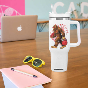 Funny Bigfoot Football Tumbler With Handle Support HIV Awareness Gift TS12 Print Your Wear