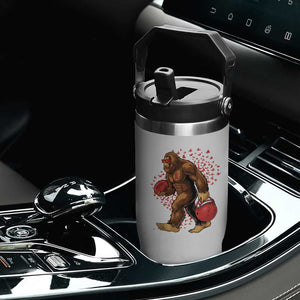 Funny Bigfoot Football Flip Straw Tumbler Support HIV Awareness Gift TS12 Print Your Wear