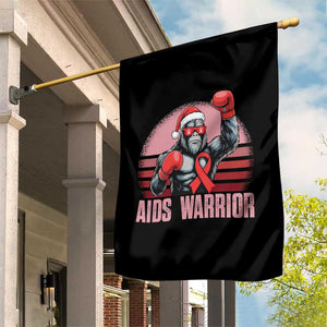 Christmas Santa Bigfoot HIV Awareness Garden Flag Retro Vintage Style Gift TS12 Print Your Wear