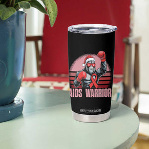 Christmas Santa Bigfoot HIV Awareness Tumbler Cup Retro Vintage Style Gift TS12 Print Your Wear