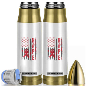 American Flag Hope HIV Awareness Bullet Tumbler World AIDS Day Gift TS12 White Print Your Wear