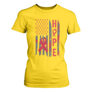American Flag Hope HIV Awareness T Shirt For Women World AIDS Day Gift TS12 Daisy Print Your Wear