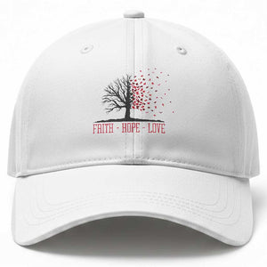 World AIDS Day Awareness Gift Baseball Cap Faith Hope Love TS12 Print Your Wear