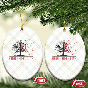 World AIDS Day Awareness Gift Ceramic Ornament Faith Hope Love TS12 Print Your Wear