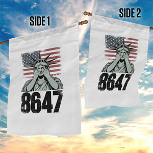 8647 Statue Of Liberty Garden Flag Political Satire Protest Poster Graphic TS12 Print Your Wear
