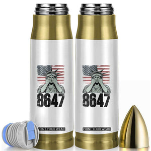 8647 Statue Of Liberty Bullet Tumbler Political Satire Protest Poster Graphic TS12 White Print Your Wear