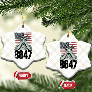 8647 Statue Of Liberty Ceramic Ornament Political Satire Protest Poster Graphic TS12 Print Your Wear