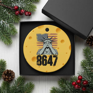 8647 Statue Of Liberty Ceramic Ornament Political Satire Protest Poster Graphic TS12 1pc Yellow Cheese Print Your Wear