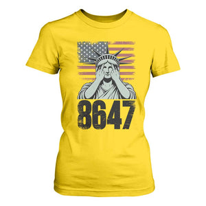 8647 Statue Of Liberty T Shirt For Women Political Satire Protest Poster Graphic TS12 Daisy Print Your Wear