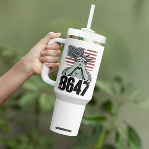 8647 Statue Of Liberty Tumbler With Handle Political Satire Protest Poster Graphic TS12 Print Your Wear