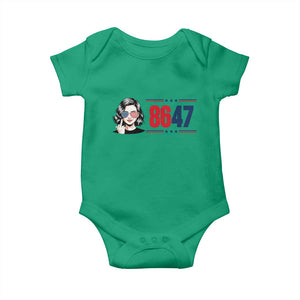 Political Activist 8647 Baby Onesie Freedom Satire Protest Graphic TS12 Irish Green Print Your Wear