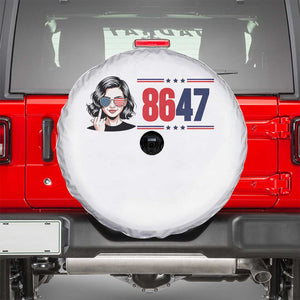 Political Activist 8647 Spare Tire Cover Freedom Satire Protest Graphic TS12 White Print Your Wear
