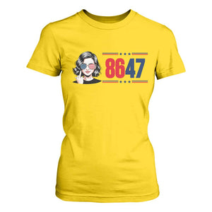 Political Activist 8647 T Shirt For Women Freedom Satire Protest Graphic TS12 Daisy Print Your Wear