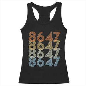 Retro Vintage 8647 Racerback Tank Top Freedom Protest Stripe Graphic TS12 Black Print Your Wear
