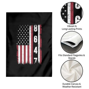 8647 Vintage US Flag Garden Flag Political Expression Apparel For Democrats TS12 Print Your Wear