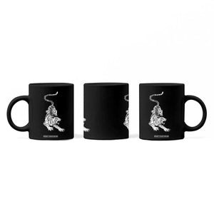 Fierce Anti Trump Tiger Graphic Coffee Mug No Kings No Fascists 8647 TS12 Print Your Wear