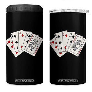 8647 Protest Playing Cards 4 in 1 Can Cooler Tumbler Liberal Activist Anti Trump Graphic TS12 One Size: 16 oz Black Print Your Wear