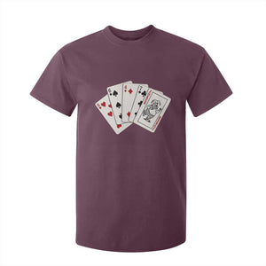 8647 Protest Playing Cards T Shirt For Kid Liberal Activist Anti Trump Graphic TS12 Maroon Print Your Wear