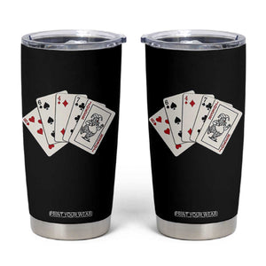 8647 Protest Playing Cards Tumbler Cup Liberal Activist Anti Trump Graphic TS12 Black Print Your Wear