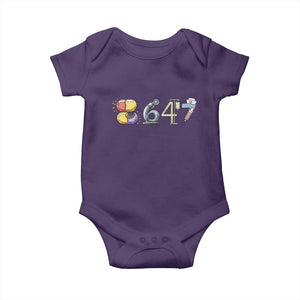 8647 Medical Professions Resist Graphic Baby Onesie Healthcare Worker Freedom TS12 Purple Print Your Wear