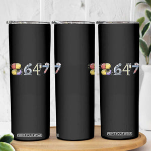 8647 Medical Professions Resist Graphic Skinny Tumbler Healthcare Worker Freedom TS12 Print Your Wear