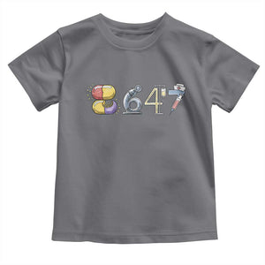 8647 Medical Professions Resist Graphic Toddler T Shirt Healthcare Worker Freedom TS12 Charcoal Print Your Wear