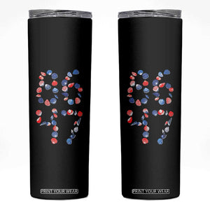Red White Blue Seashell 8647 Skinny Tumbler Viral 2026 Beach Walk Satire Graphic TS12 Black Print Your Wear