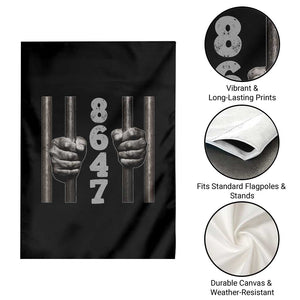 Funny 8647 Jail Garden Flag Freedom Protest Satire Graphic Gift TS12 Print Your Wear