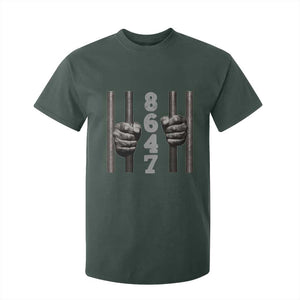 Funny 8647 Jail T Shirt For Kid Freedom Protest Satire Graphic Gift TS12 Dark Forest Green Print Your Wear