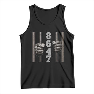 Funny 8647 Jail Tank Top Freedom Protest Satire Graphic Gift TS12 Black Print Your Wear