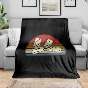 Vintage Domino Player 8647 Throw Blanket Board Game Subtle Protest TS12 Print Your Wear