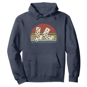 Vintage Domino Player 8647 Hoodie Board Game Subtle Protest TS12 Navy Print Your Wear