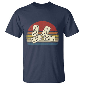 Vintage Domino Player 8647 T Shirt Board Game Subtle Protest TS12 Navy Print Your Wear