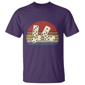 Vintage Domino Player 8647 T Shirt Board Game Subtle Protest TS12 Purple Print Your Wear