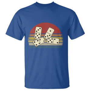 Vintage Domino Player 8647 T Shirt Board Game Subtle Protest TS12 Royal Blue Print Your Wear