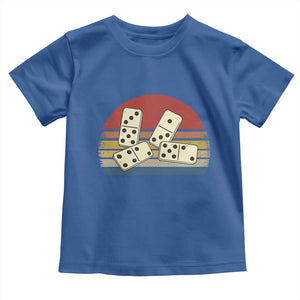 Vintage Domino Player 8647 Toddler T Shirt Board Game Subtle Protest TS12 Royal Blue Print Your Wear