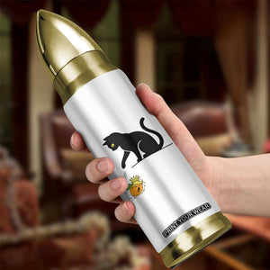 Funny No Kings Black Cat Bullet Tumbler Rebellious Cat Lover Gift TS12 Print Your Wear
