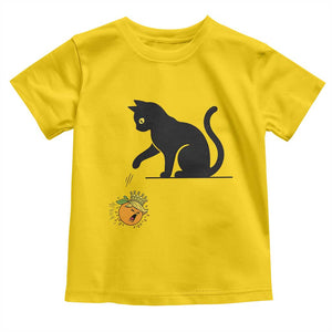 Funny No Kings Black Cat Toddler T Shirt Rebellious Cat Lover Gift TS12 Daisy Print Your Wear