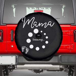 Mama Loading 2026 Spare Tire Cover Pregnancy Announcement Mothers Day TS12 Black Print Your Wear