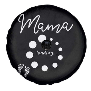 Mama Loading 2026 Spare Tire Cover Pregnancy Announcement Mothers Day TS12 Print Your Wear