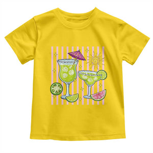 Tropical Margarita Summer Toddler T Shirt Beach Vacation Graphic TS12 Daisy Print Your Wear