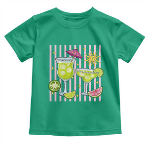 Tropical Margarita Summer Toddler T Shirt Beach Vacation Graphic TS12 Irish Green Print Your Wear