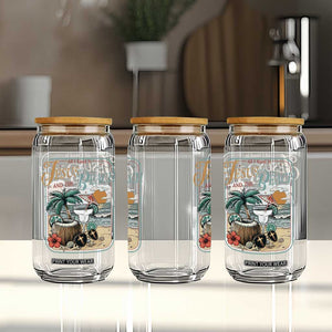 Funny Christian Beach Gift Glass Can All I Need Is Jesus And The Beach TS12 Print Your Wear