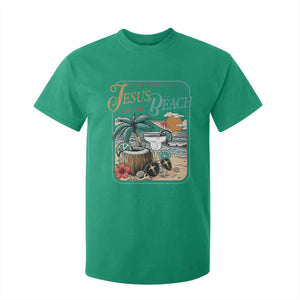 Funny Christian Beach Gift T Shirt For Kid All I Need Is Jesus And The Beach TS12 Irish Green Print Your Wear