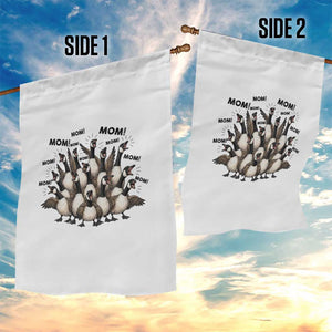 Silly Goose Mom Garden Flag Funny Parenting Chaos Motherhood TS12 Print Your Wear