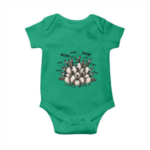 Silly Goose Mom Baby Onesie Funny Parenting Chaos Motherhood TS12 Irish Green Print Your Wear