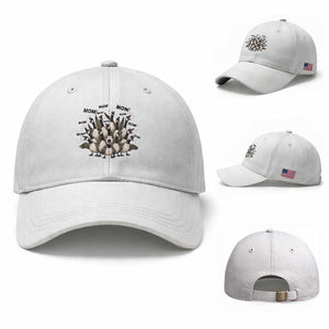 Silly Goose Mom Baseball Cap Funny Parenting Chaos Motherhood TS12 Baseball Cap Universal Fit White Print Your Wear