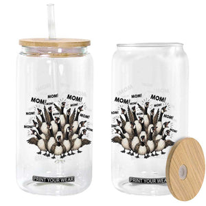 Silly Goose Mom Glass Can Funny Parenting Chaos Motherhood TS12 Print Your Wear