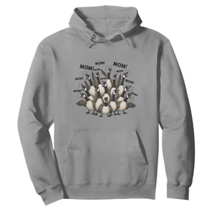 Silly Goose Mom Hoodie Funny Parenting Chaos Motherhood TS12 Sport Gray Print Your Wear